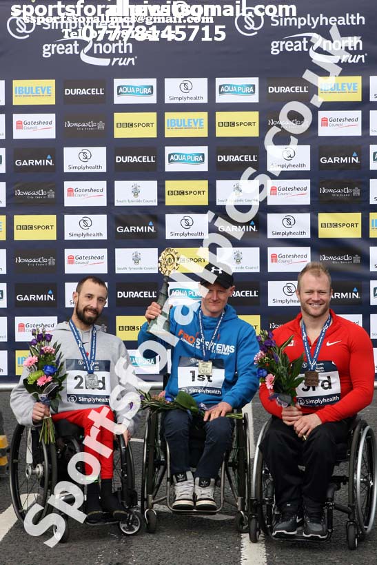 Wheelchair Great North Run, 2017 Simplyhealth Great North Run. Photo: David T. Hewitson/Sports for All Pics